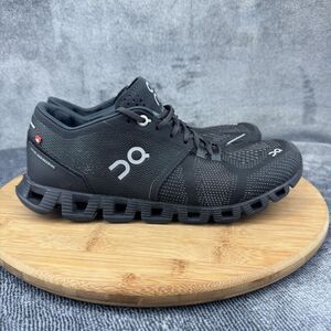 On Cloud Shoes Womens Size 8 Black CloudTec Running Sneakers Swiss Engineering